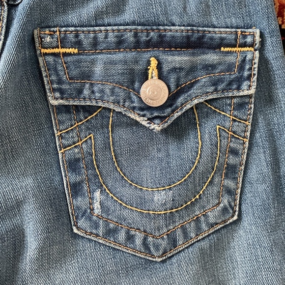 Y2K True Religion Riley boyfriend shorts - made in USA - 27 - Picture 4 of 8